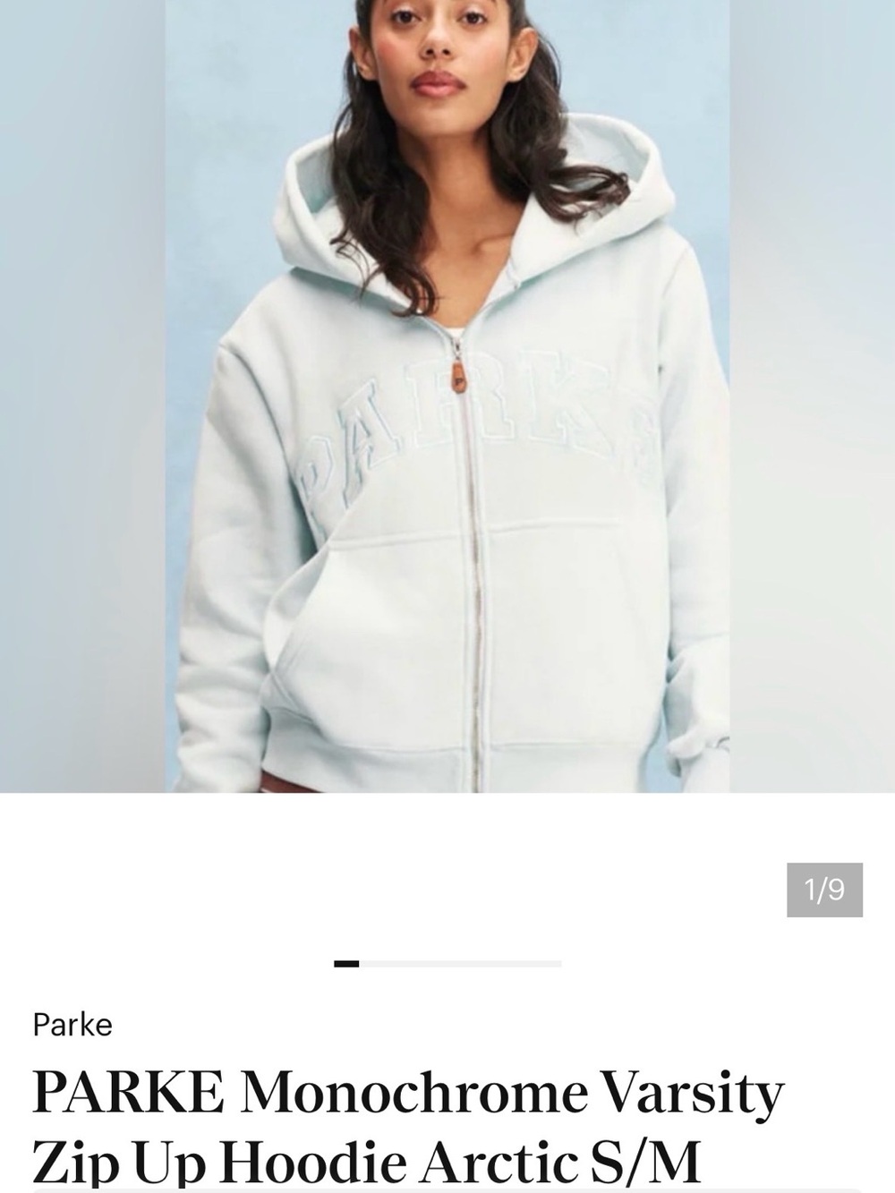 Parke Arctic Zip-Up Varsity Hoodie